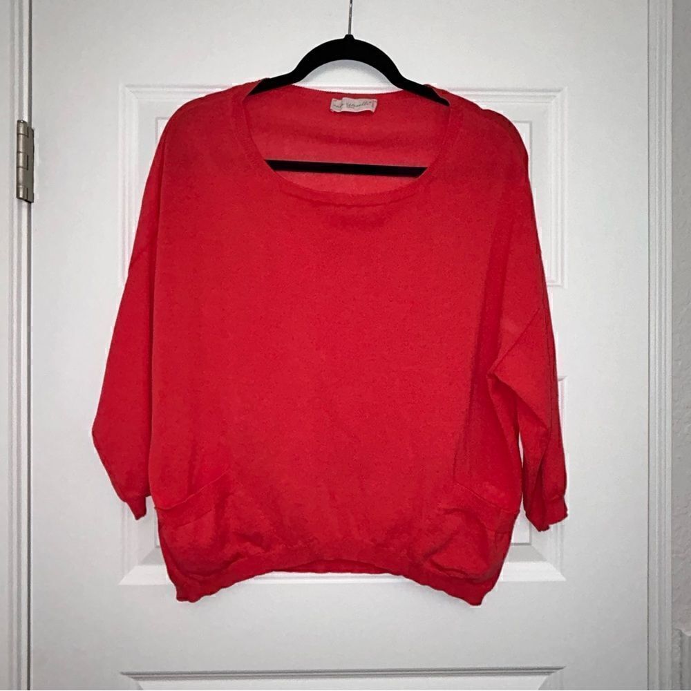 Anna Seravalli Venezia 3/4 Length Sleeve Knit Top